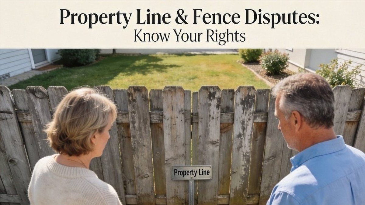 Property Line and Fence Disputes with Neighbors