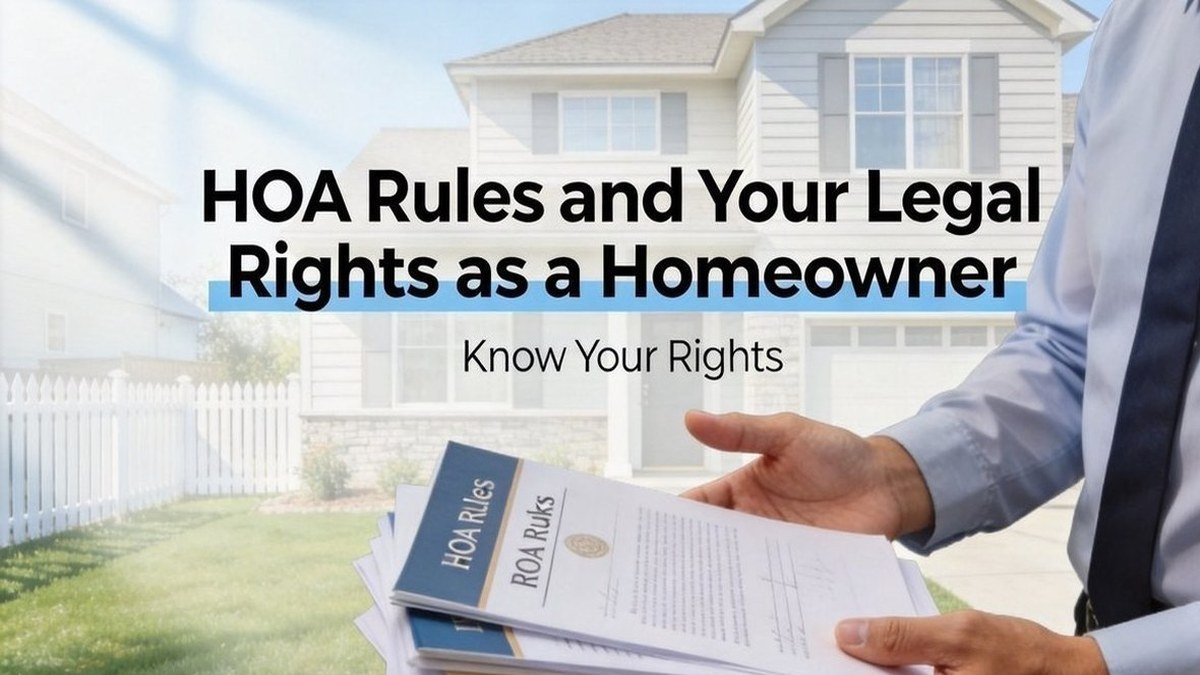 HOA Rules and Your Legal Rights as a Homeowner