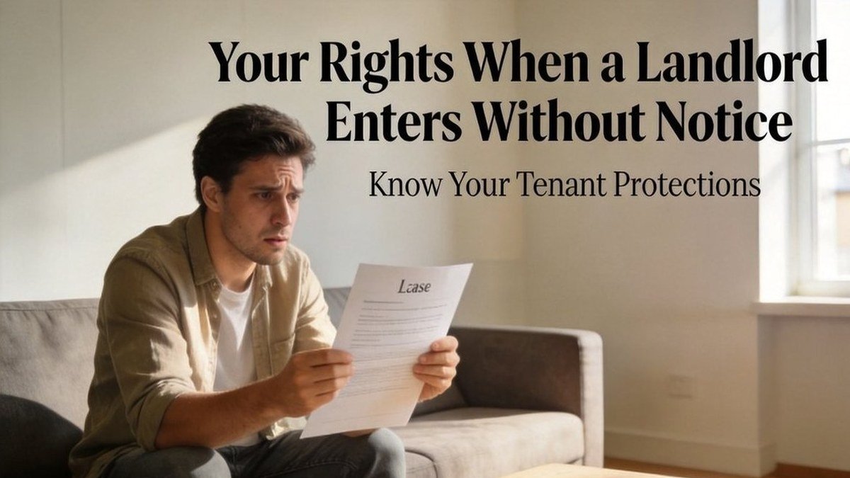 Your Rights When a Landlord Enters Without Notice