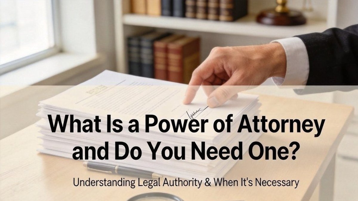 What Is a Power of Attorney and Do You Need One?